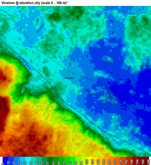 Zoom OUT 2x Vinslöv, Sweden elevation map