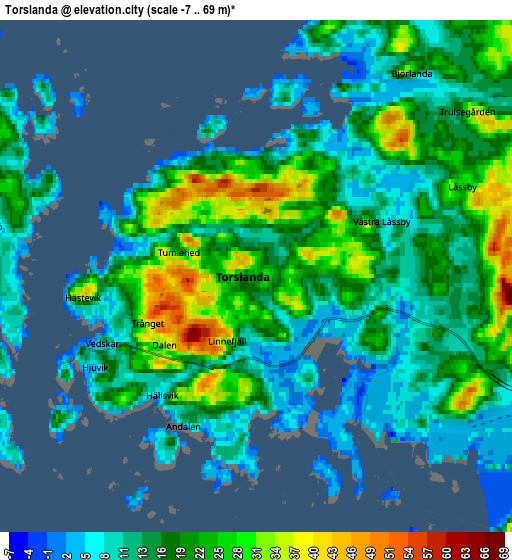Zoom OUT 2x Torslanda, Sweden elevation map