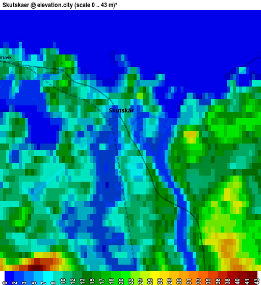 Zoom OUT 2x Skutskär, Sweden elevation map