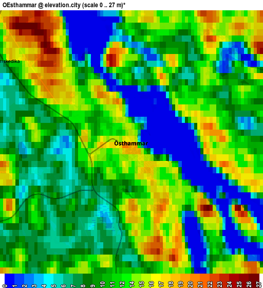 Zoom OUT 2x Östhammar, Sweden elevation map