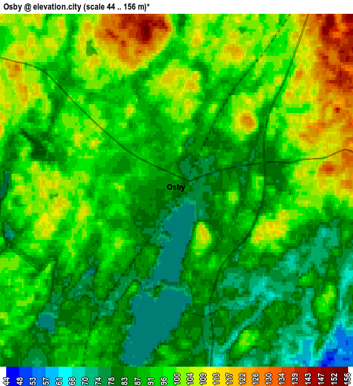 Zoom OUT 2x Osby, Sweden elevation map