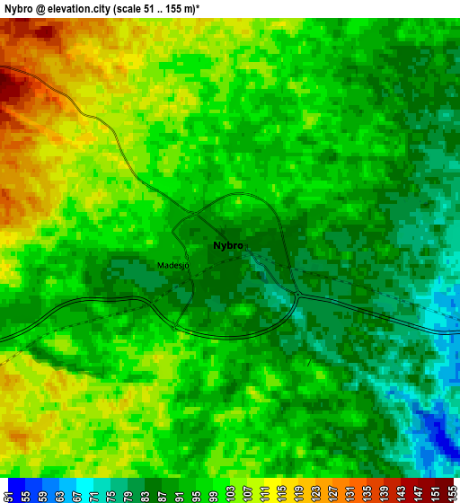 Zoom OUT 2x Nybro, Sweden elevation map