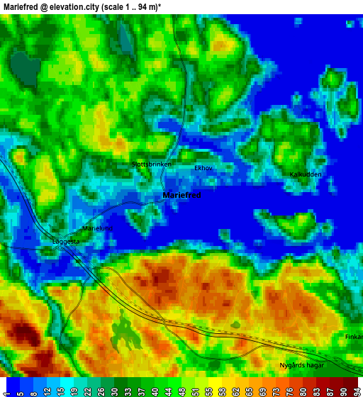 Zoom OUT 2x Mariefred, Sweden elevation map