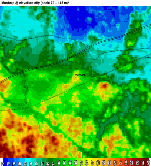 Zoom OUT 2x Mantorp, Sweden elevation map