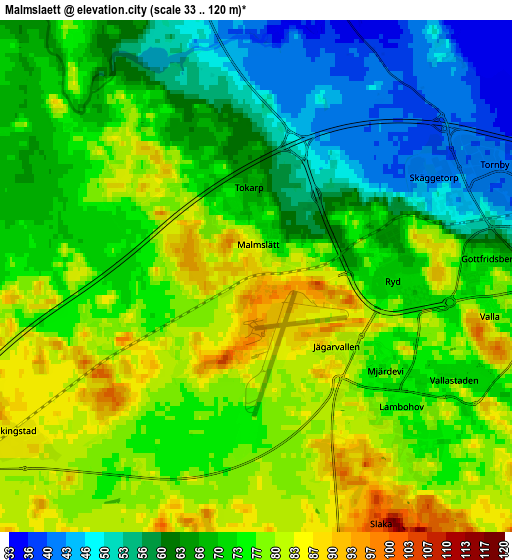 Zoom OUT 2x Malmslätt, Sweden elevation map