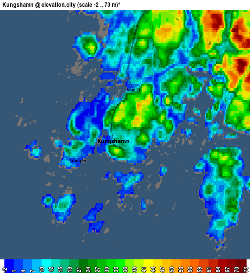 Zoom OUT 2x Kungshamn, Sweden elevation map