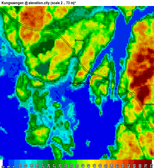 Zoom OUT 2x Kungsängen, Sweden elevation map