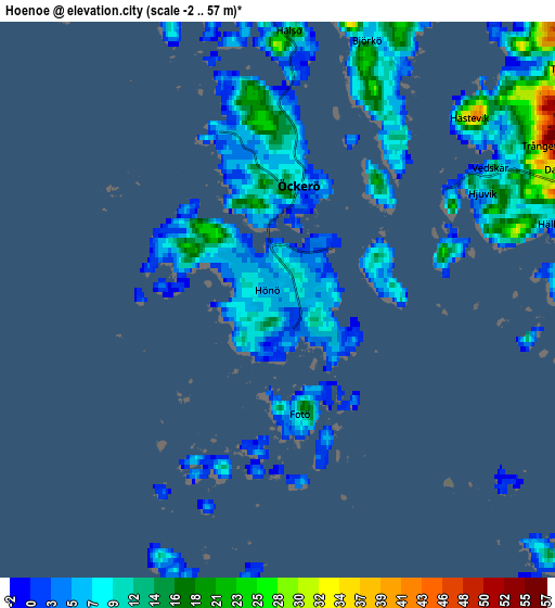 Zoom OUT 2x Hönö, Sweden elevation map