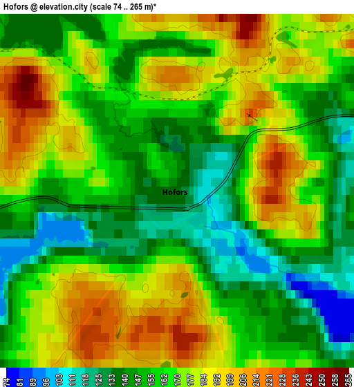 Zoom OUT 2x Hofors, Sweden elevation map