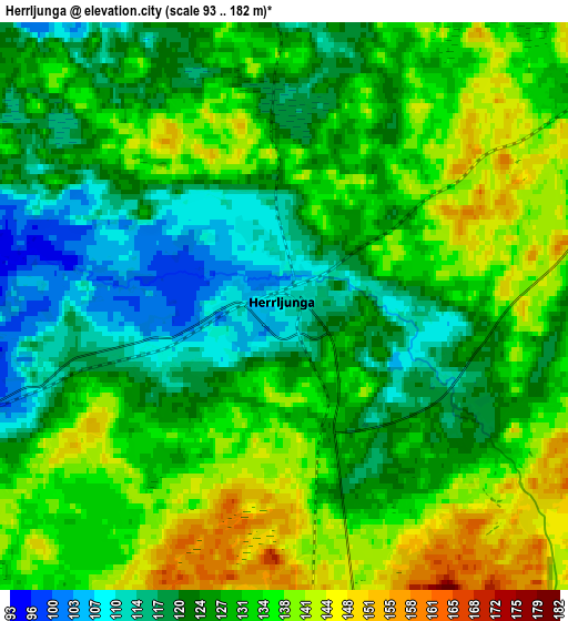 Zoom OUT 2x Herrljunga, Sweden elevation map