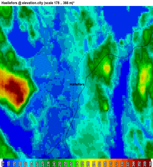 Zoom OUT 2x Hällefors, Sweden elevation map