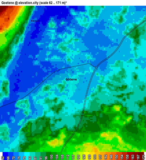 Zoom OUT 2x Götene, Sweden elevation map