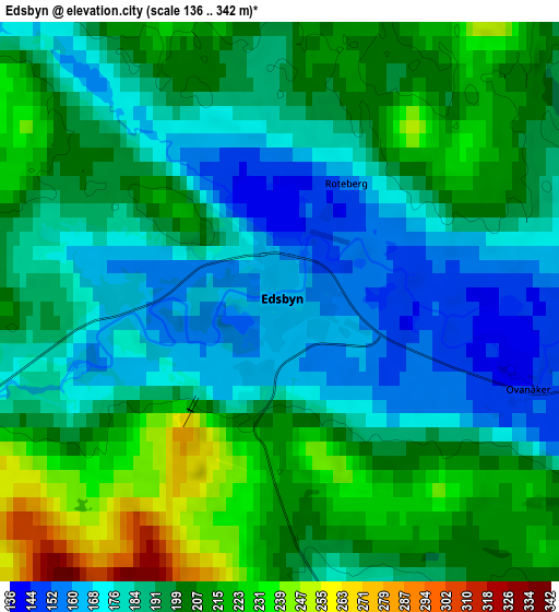 Zoom OUT 2x Edsbyn, Sweden elevation map