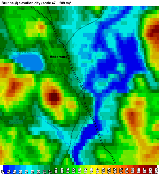 Zoom OUT 2x Brunna, Sweden elevation map