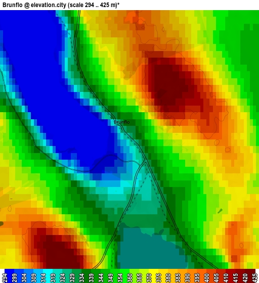 Zoom OUT 2x Brunflo, Sweden elevation map