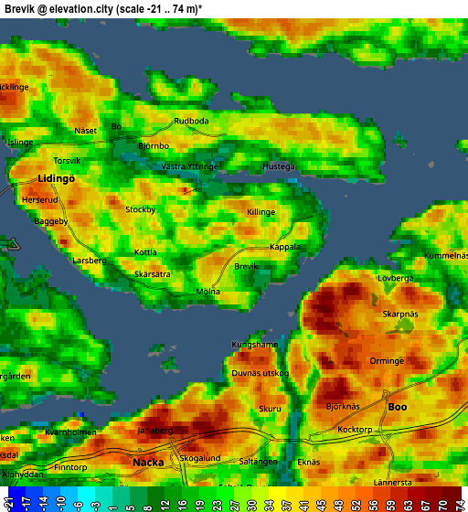 Zoom OUT 2x Brevik, Sweden elevation map