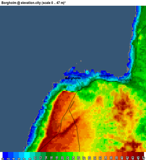 Zoom OUT 2x Borgholm, Sweden elevation map