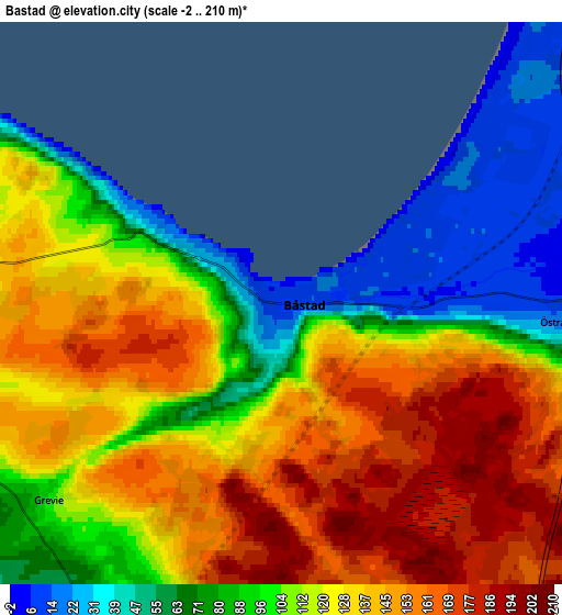 Zoom OUT 2x Båstad, Sweden elevation map