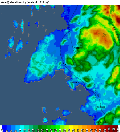 Zoom OUT 2x Åsa, Sweden elevation map