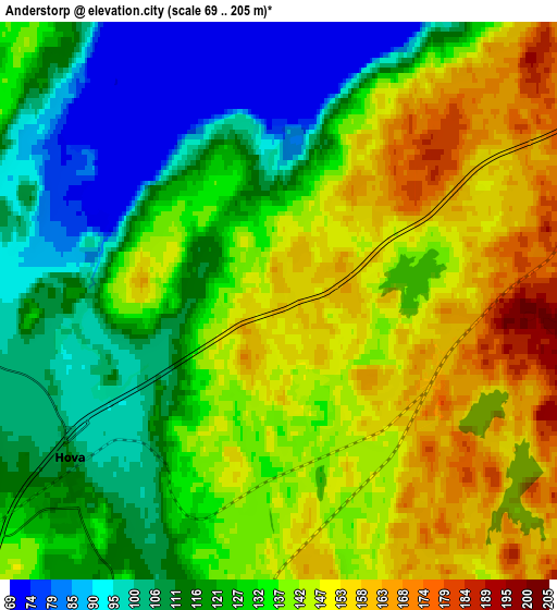 Zoom OUT 2x Anderstorp, Sweden elevation map