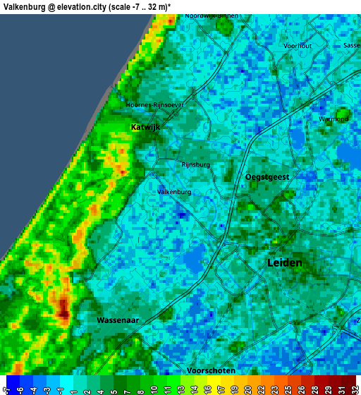 Zoom OUT 2x Valkenburg, Netherlands elevation map