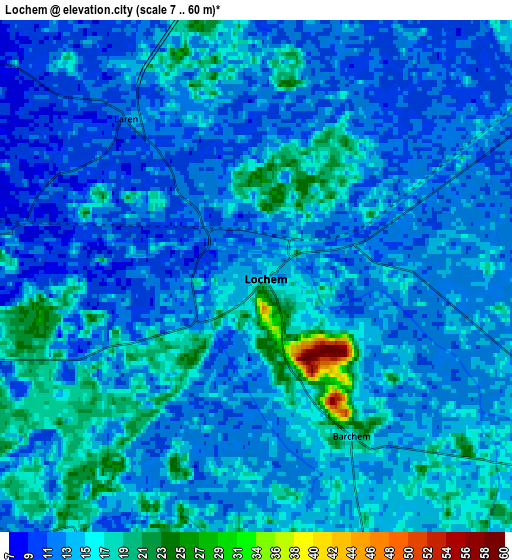 Zoom OUT 2x Lochem, Netherlands elevation map