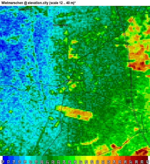 Zoom OUT 2x Wietmarschen, Germany elevation map