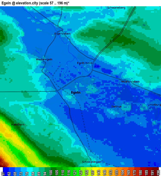 Zoom OUT 2x Egeln, Germany elevation map