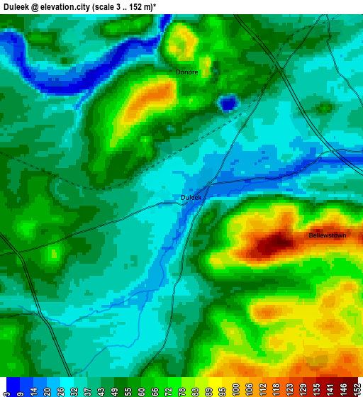 Zoom OUT 2x Duleek, Ireland elevation map