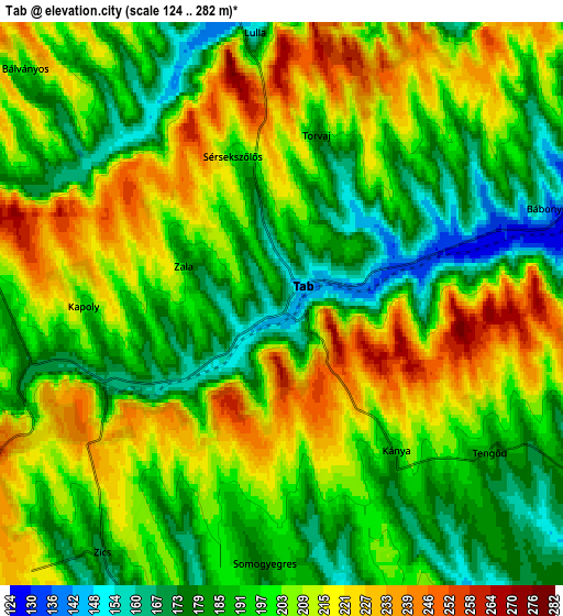Zoom OUT 2x Tab, Hungary elevation map