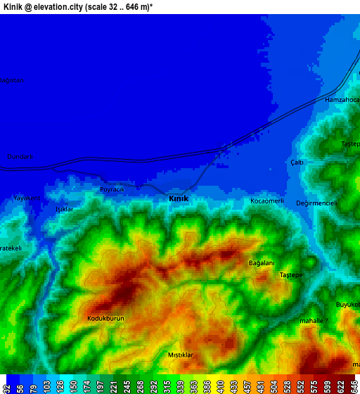 Zoom OUT 2x Kınık, Turkey elevation map