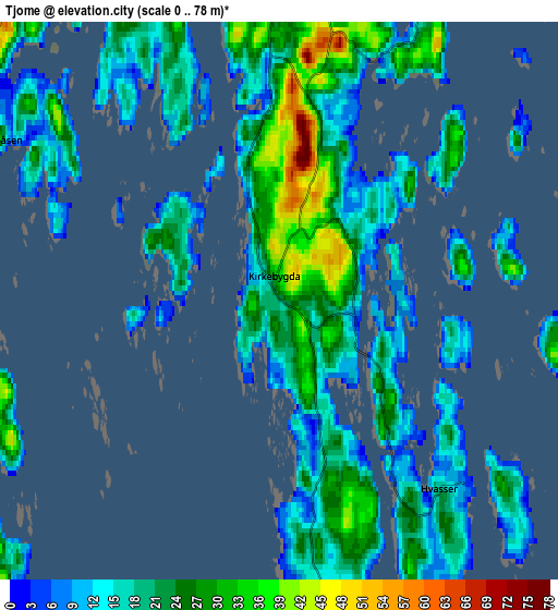 Zoom OUT 2x Tjøme, Norway elevation map