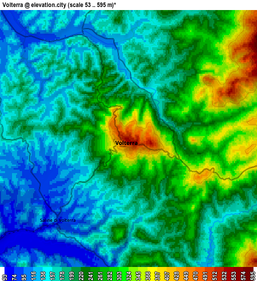 Zoom OUT 2x Volterra, Italy elevation map