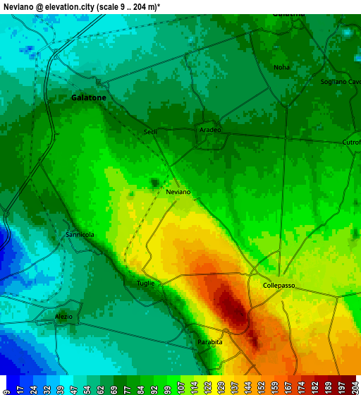 Zoom OUT 2x Neviano, Italy elevation map