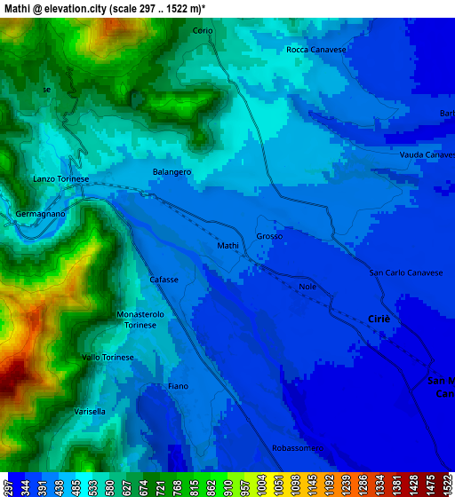 Zoom OUT 2x Mathi, Italy elevation map