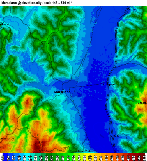 Zoom OUT 2x Marsciano, Italy elevation map