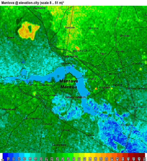 Zoom OUT 2x Mantova, Italy elevation map