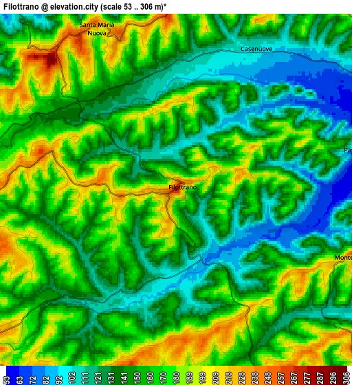 Zoom OUT 2x Filottrano, Italy elevation map