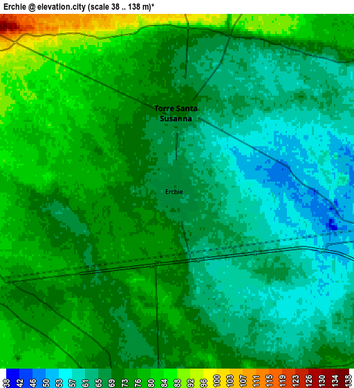 Zoom OUT 2x Erchie, Italy elevation map