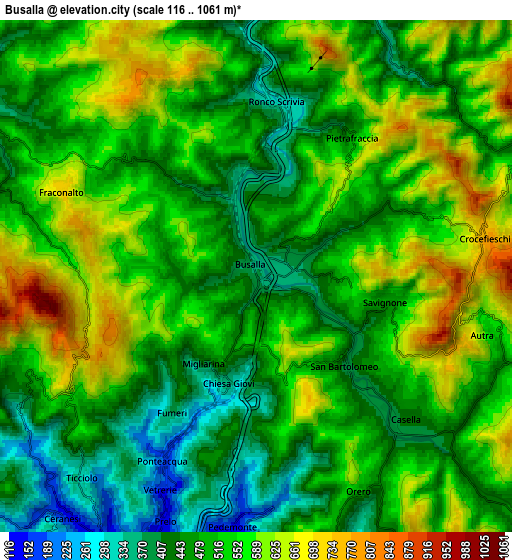 Zoom OUT 2x Busalla, Italy elevation map