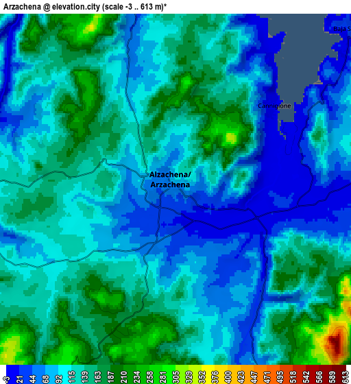 Zoom OUT 2x Arzachena, Italy elevation map