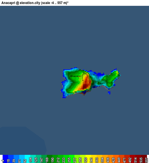 Zoom OUT 2x Anacapri, Italy elevation map