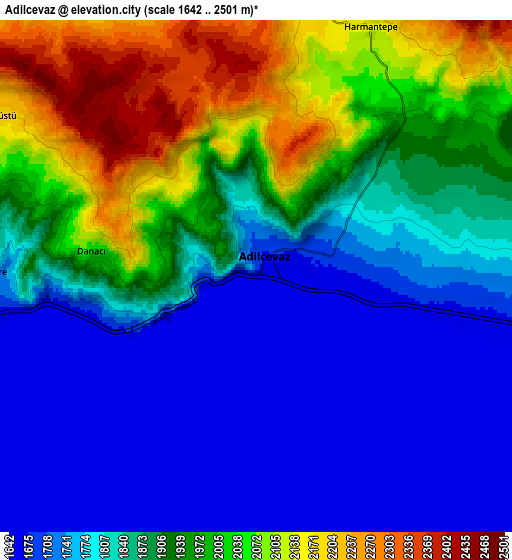 Zoom OUT 2x Adilcevaz, Turkey elevation map