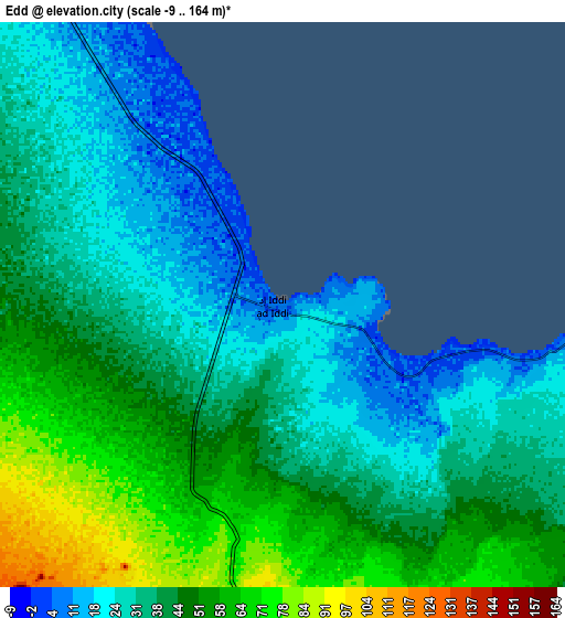 Zoom OUT 2x Edd, Eritrea elevation map