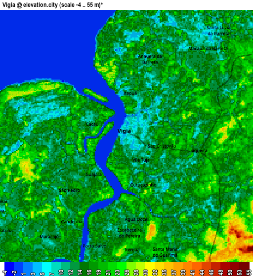 Zoom OUT 2x Vigia, Brazil elevation map