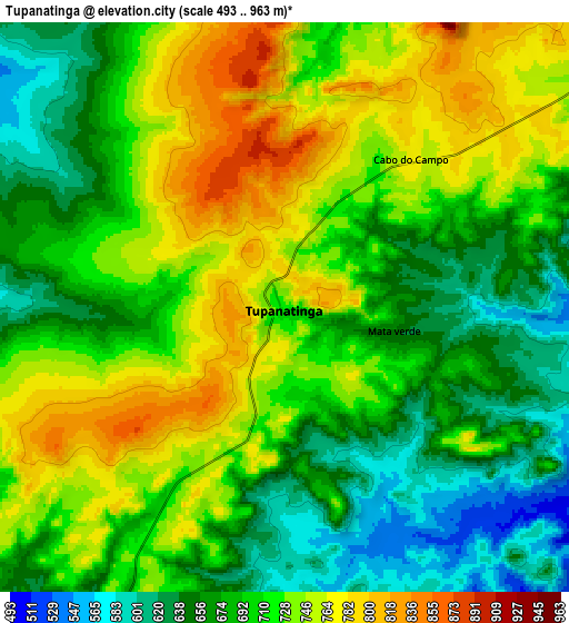 Zoom OUT 2x Tupanatinga, Brazil elevation map