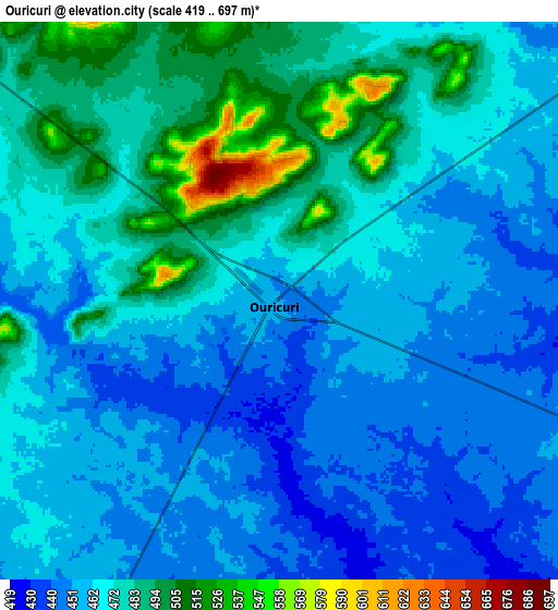 Zoom OUT 2x Ouricuri, Brazil elevation map