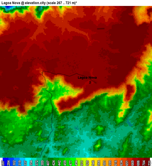 Zoom OUT 2x Lagoa Nova, Brazil elevation map