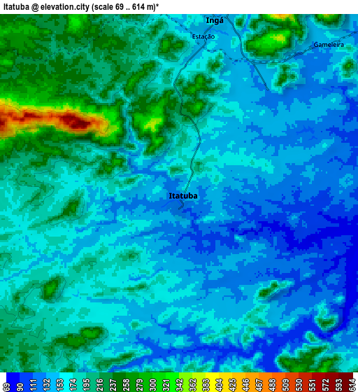 Zoom OUT 2x Itatuba, Brazil elevation map