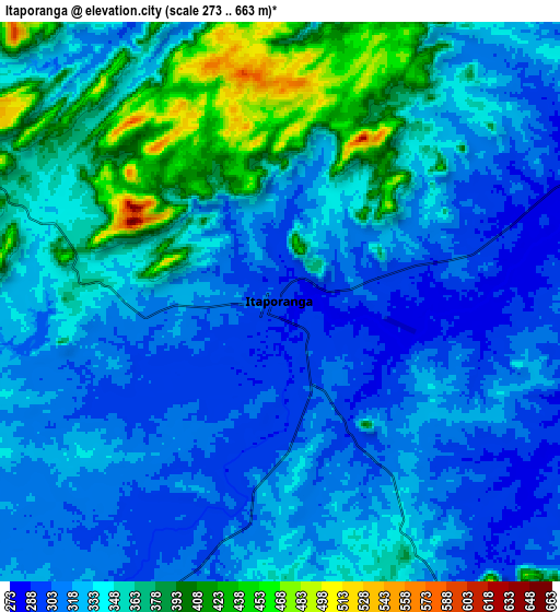 Zoom OUT 2x Itaporanga, Brazil elevation map